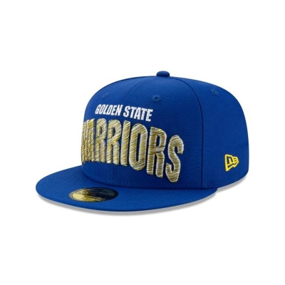 Sapca New Era Golden State Warriors NBA Raised Threads 59FIFTY Fitted - Albastri